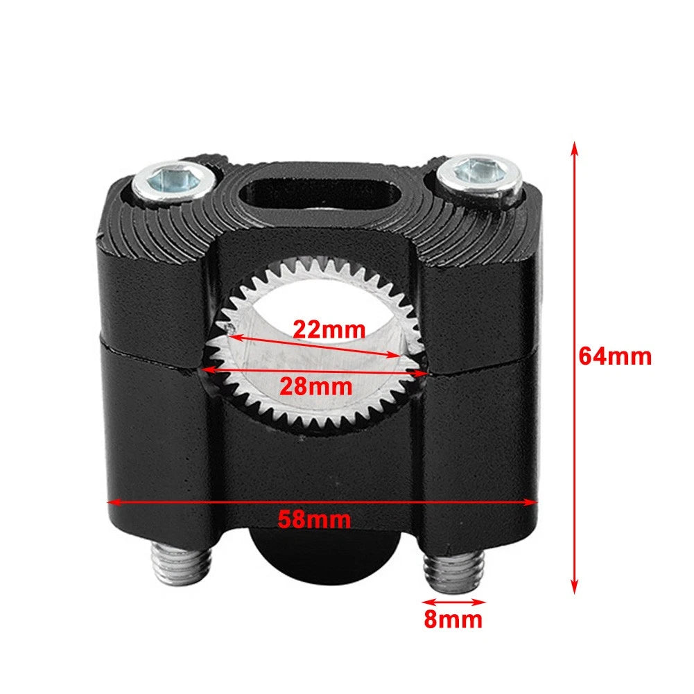 HandleBar Fat Bar Mount Clamps Risers Adaptor for Dirt Pit Bike ATV