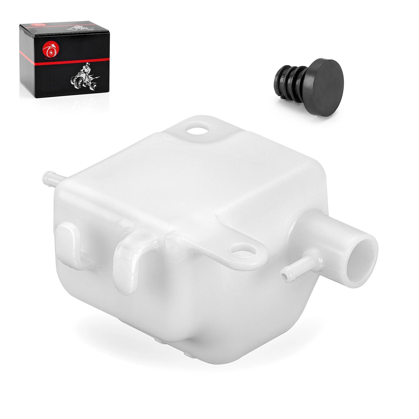 2X Coolant Reservoir Tank & Cap for Suzuki QuadRacer 450 LTR450 (2006–2009)