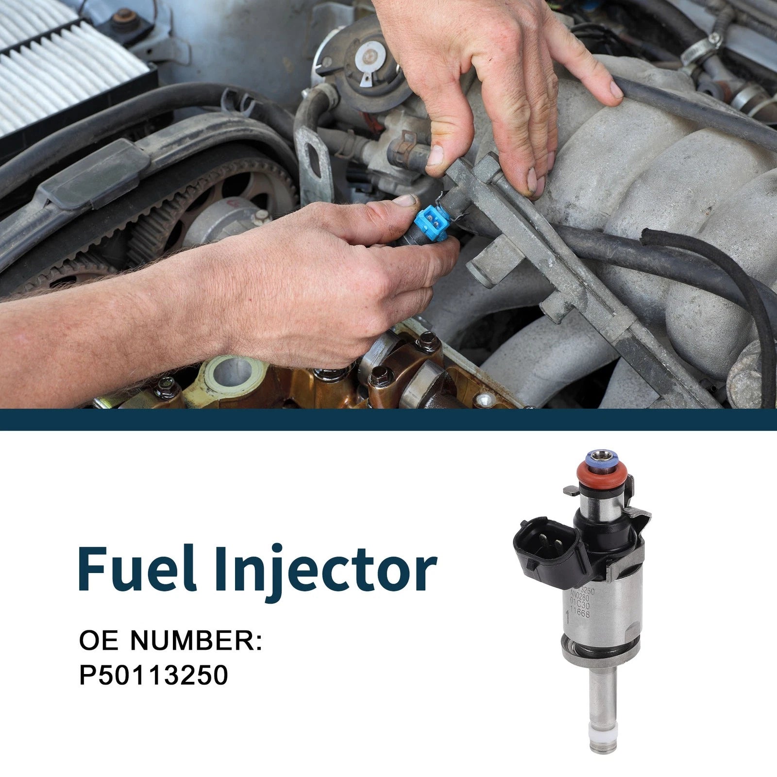 Fuel Injector Replacement for Mazda 3 2.0 (2016–2016) 1 Piece Black