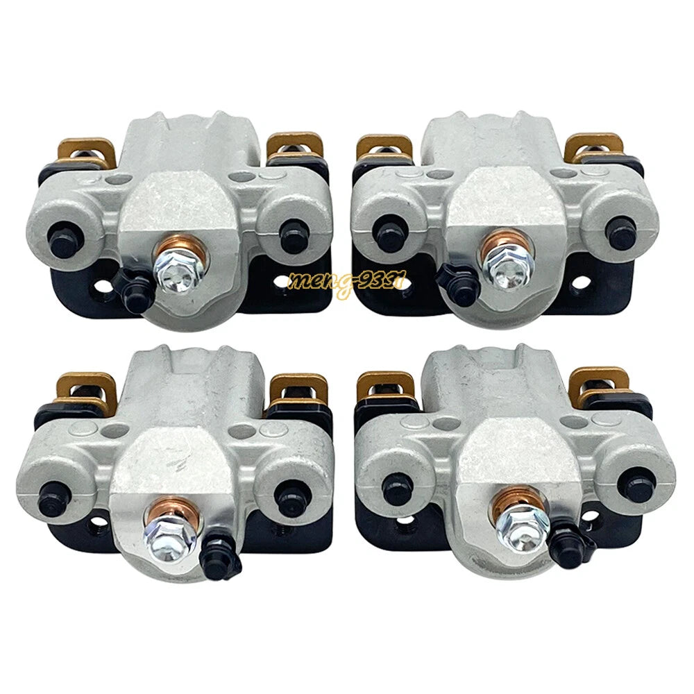 Front & Rear Brake Calipers W/Pads for Arctic Cat Wildcat X 1000 (2013–2018)