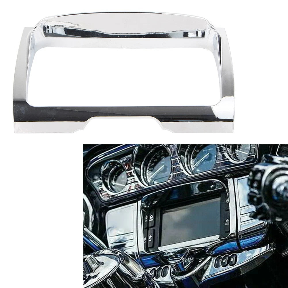 Radio Trim Bezel for Harley (Chrome)