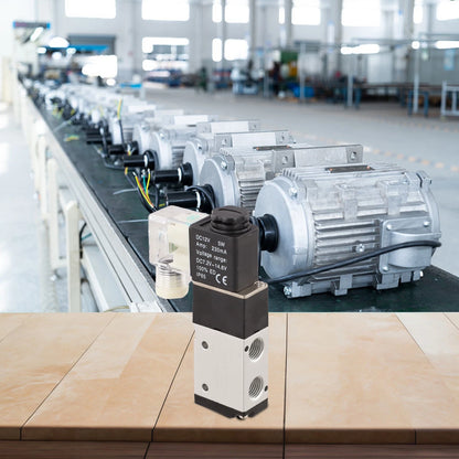 3-Way Pneumatic Electric Solenoid Valve for DC12V (3V210-08)