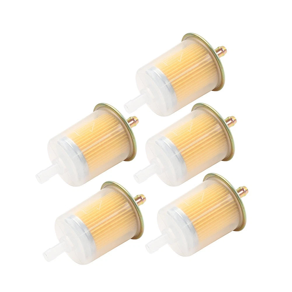 5 Pcs Inline Gas Fuel Filter for Motorcycle (Industrial)