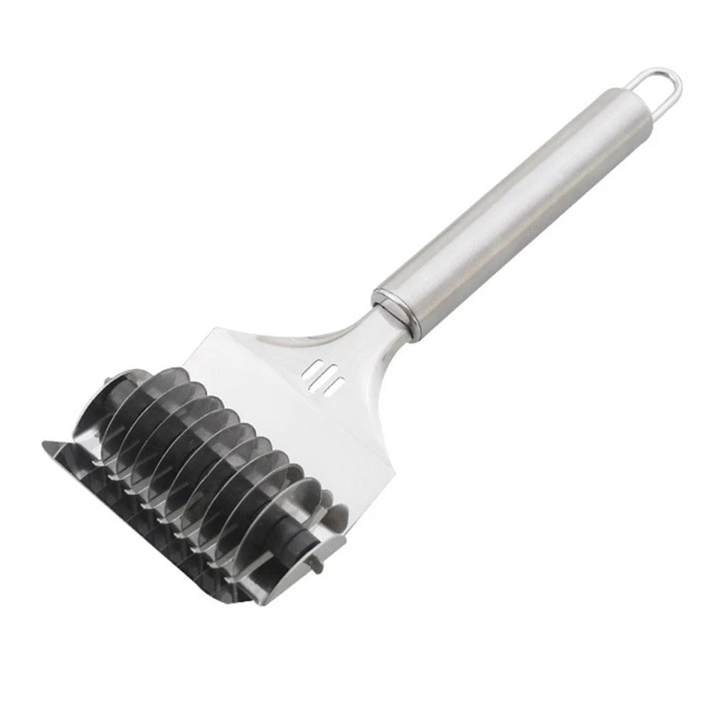 Anti-slip Handle Roller Chopper for Pasta Herb Food Preparation