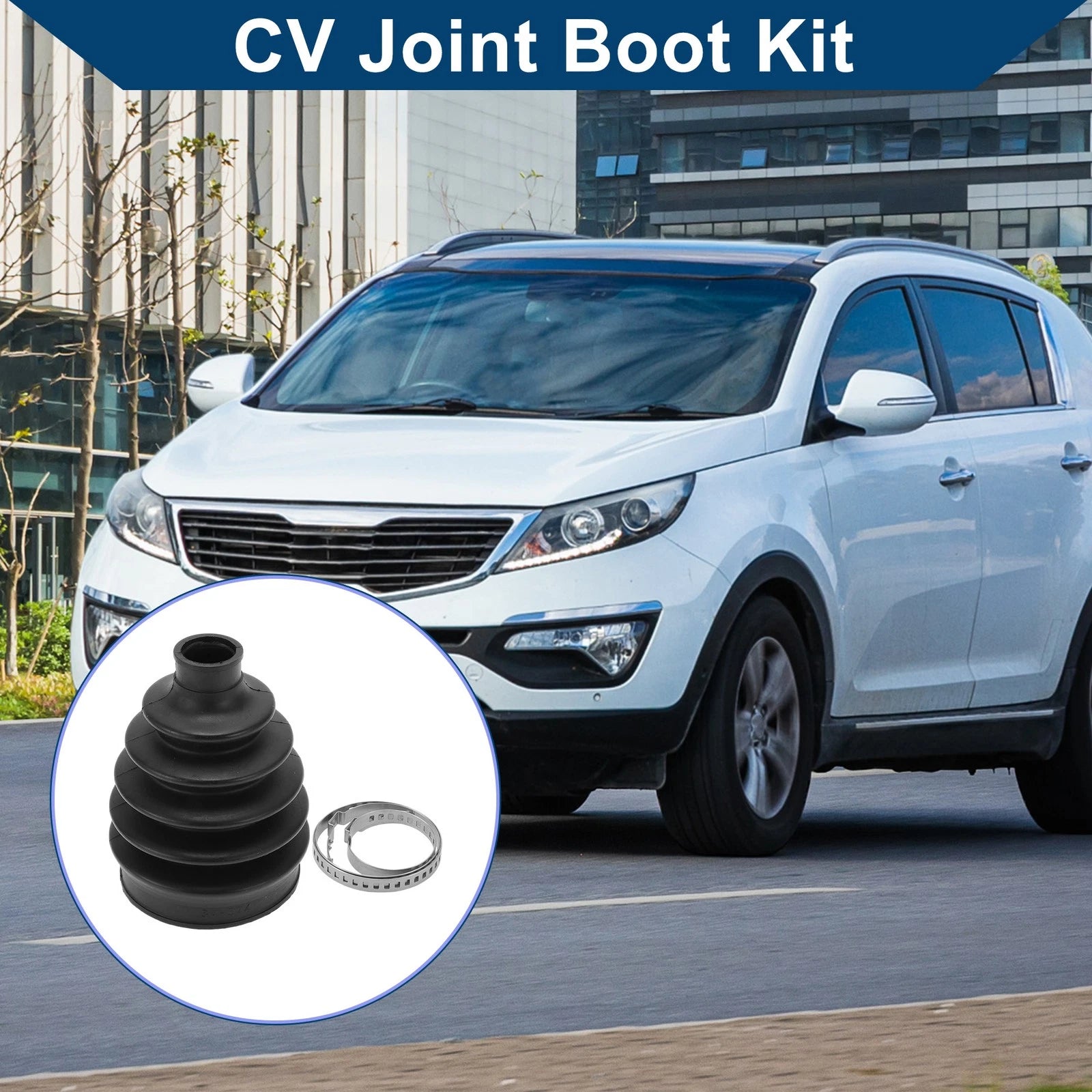 Outer CV Joint Boot Kit with Clamps for Kia Sportage (2005–2010)