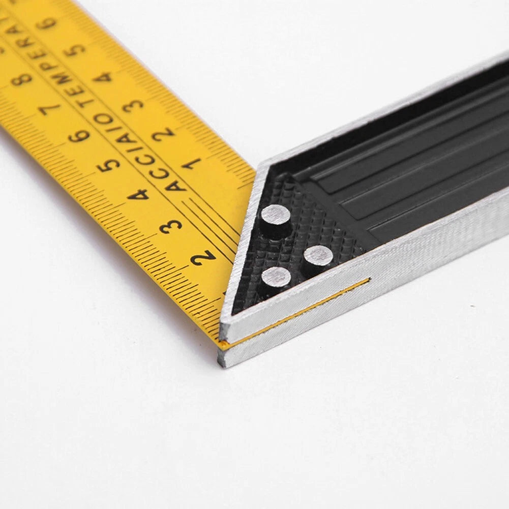 Stainless Steel Ruler Square 90 Degree Angle for Woodworking