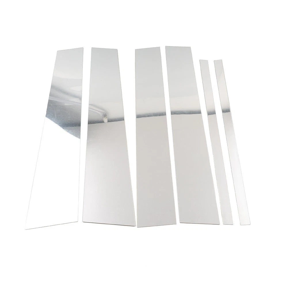 Pillar Post Window Trim for Nissan Titan Crew Cab (2004–2015) Silver