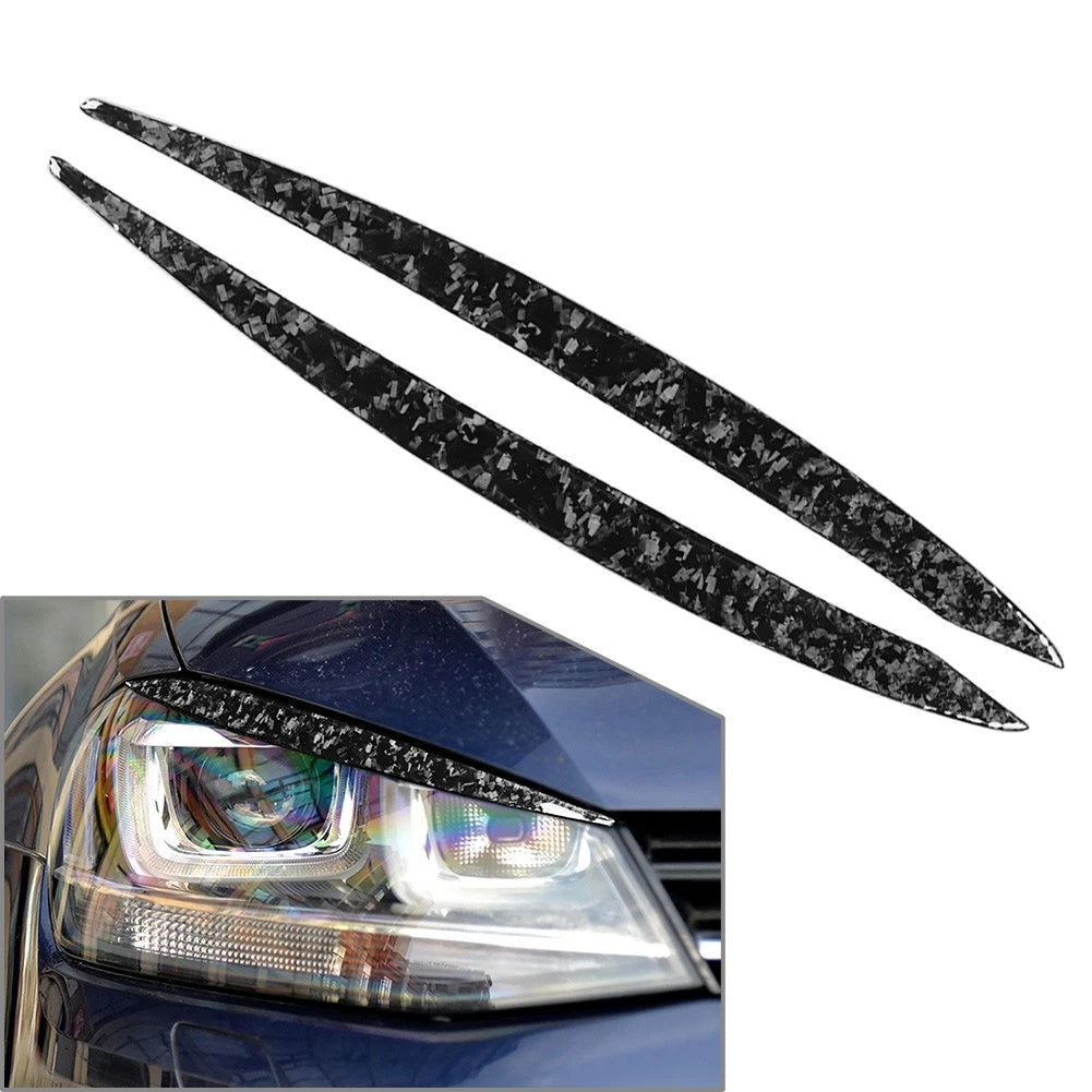 Headlight Eyebrow Eyelid Trim for Volkswagen Golf MK7 MK7.5 (2014–2019)