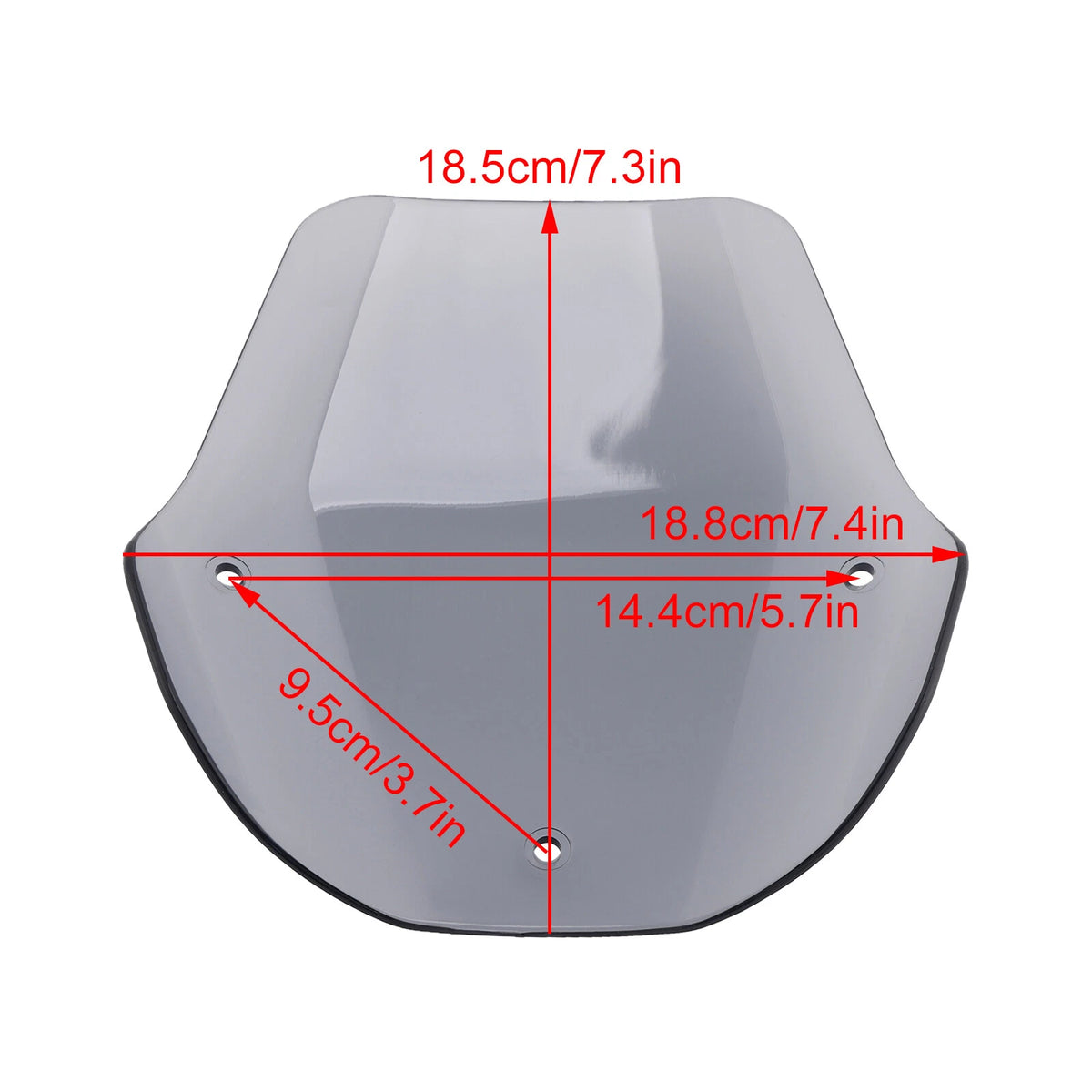 Windshield Windscreen + Bracket for Suzuki GSX-8S (2023–2024) A9D