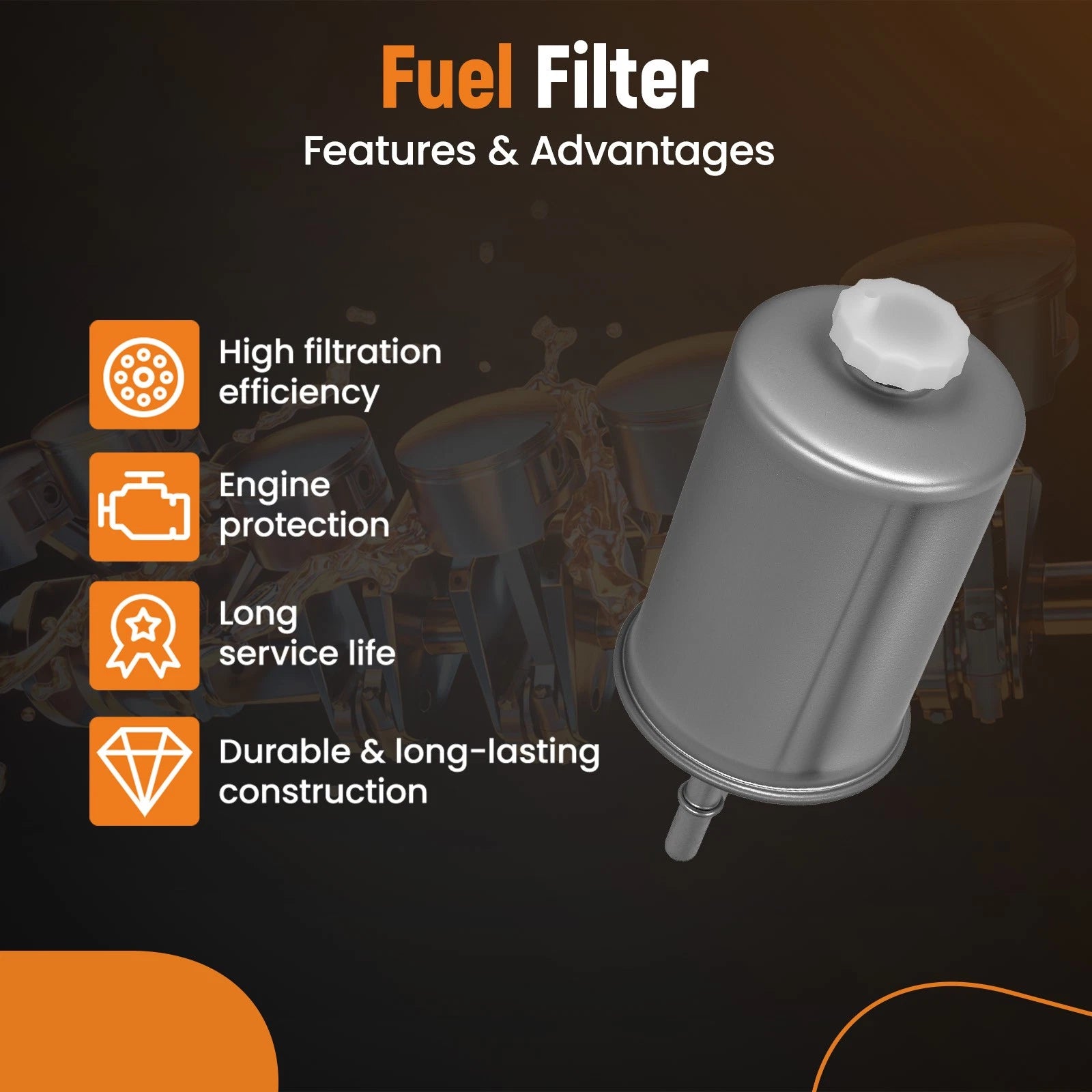 LR041978 Fuel Filter for Land Rover Discovery (2017–2020)