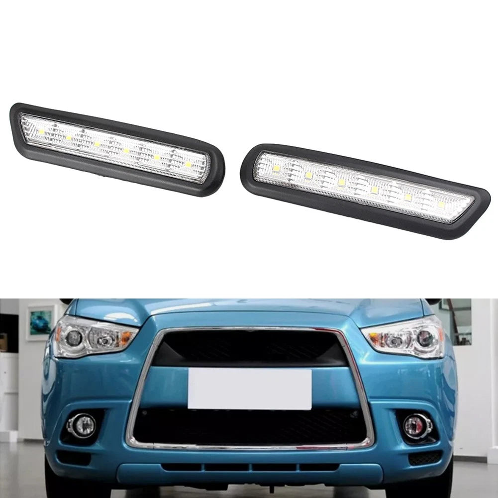2X 6 LED DRL Daytime Running Lights for Mitsubishi ASX Outlander Sport (2010–2012)