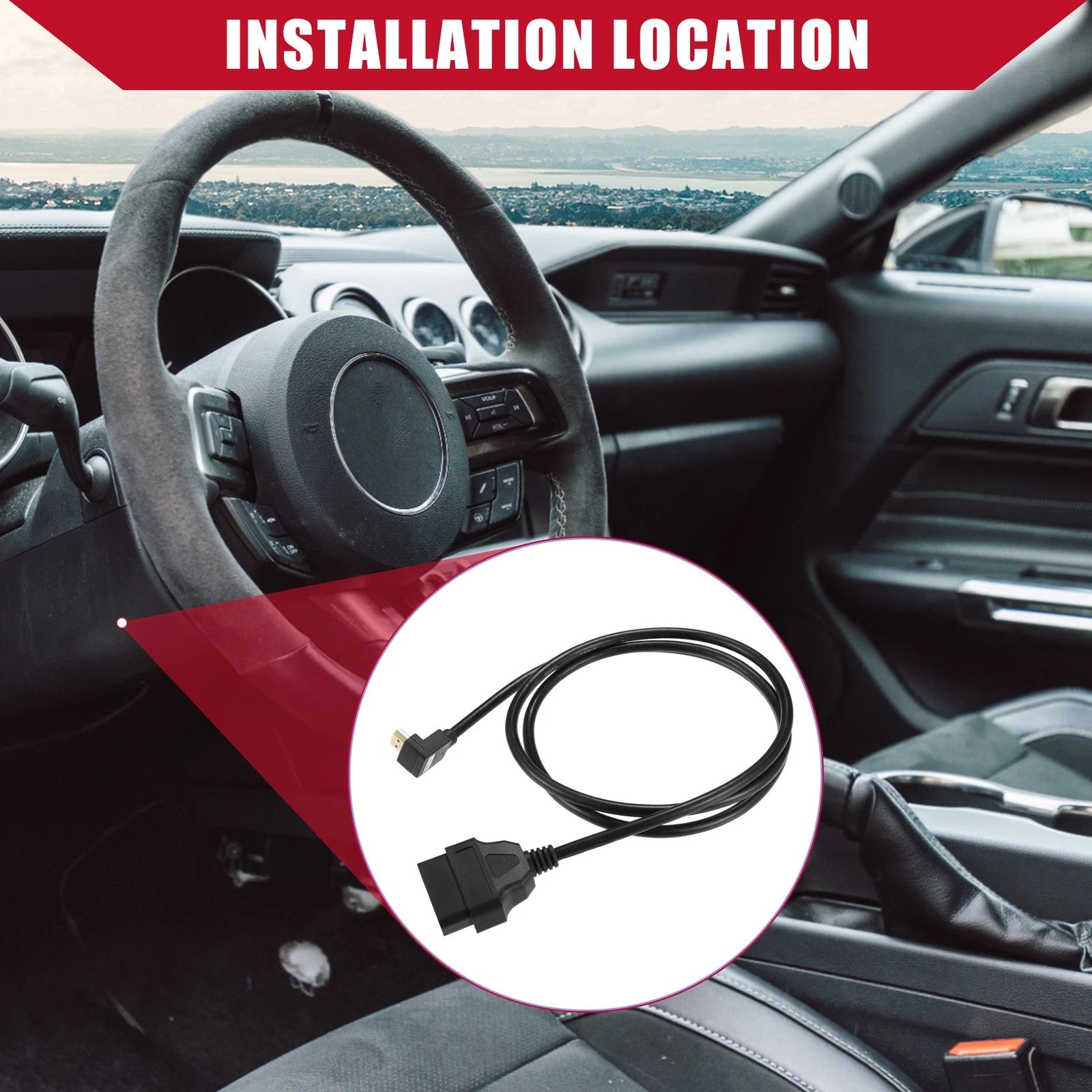 OBD2 Car Cable for Ford Xcalible X4 (150cm)