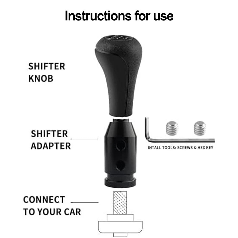 Shift Control Knob Adapter for Easy Gear Shifting