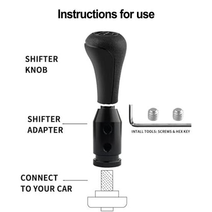 Shift Control Knob Adapter for Easy Gear Shifting