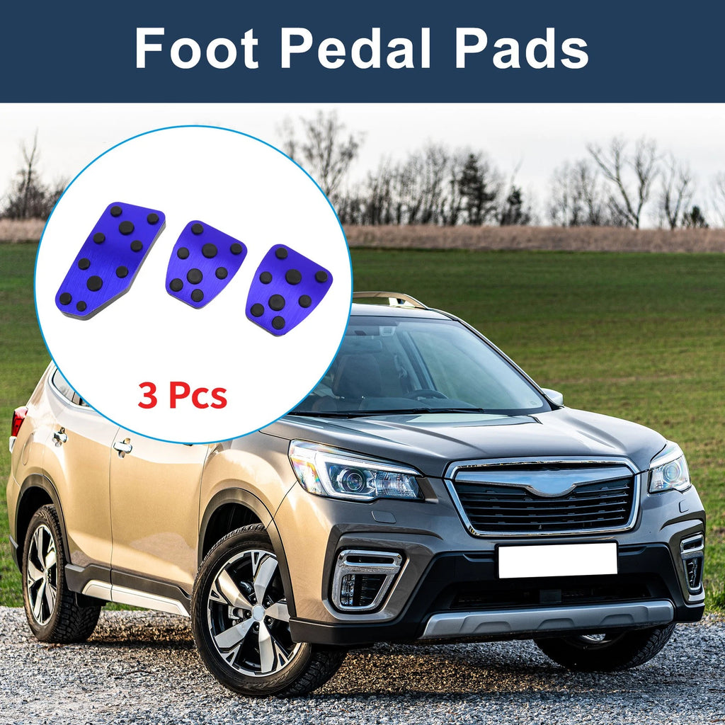 3 Pcs Foot Accelerator Pedal Covers Replacement for Subaru Forester (2019–2021)