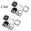 Set of 2 Carburetor Repair Kits for Stihl 009 010 011 012 011AV (C1S-S1A, RB-11)