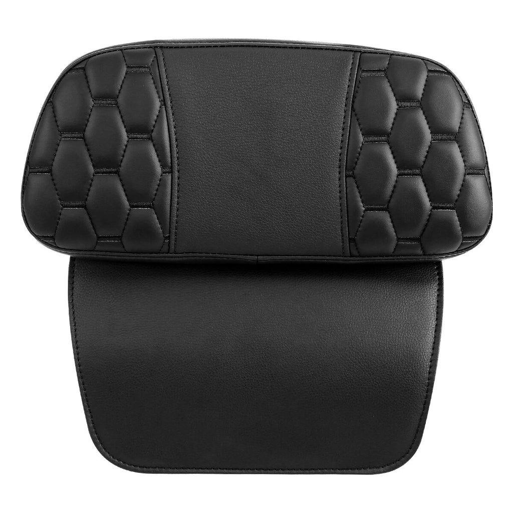 Black Razor Chopped Backrest Pad for Harley Electra Glide (2014–2025)