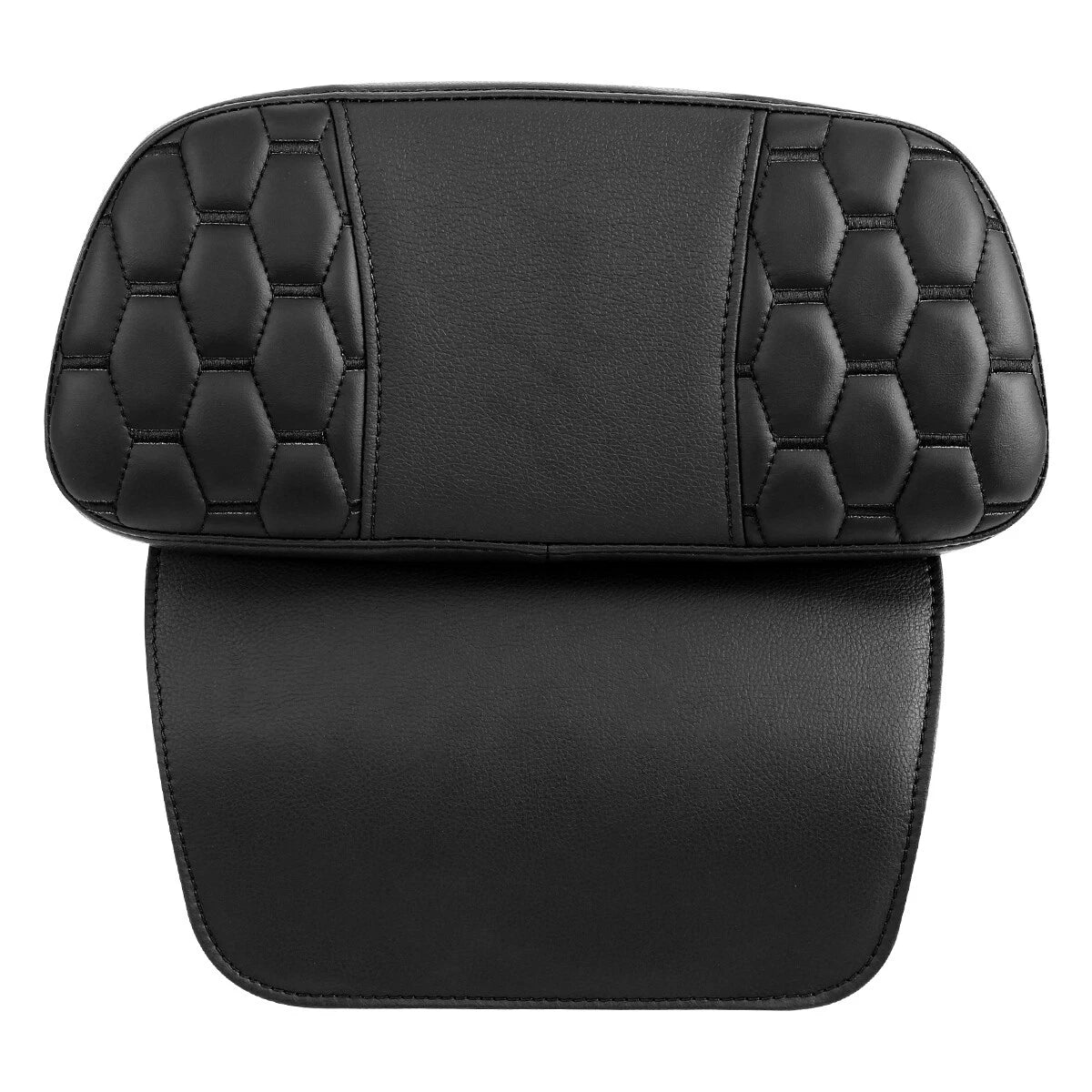 Black Razor Chopped Backrest Pad for Harley Electra Glide (2014–2025)