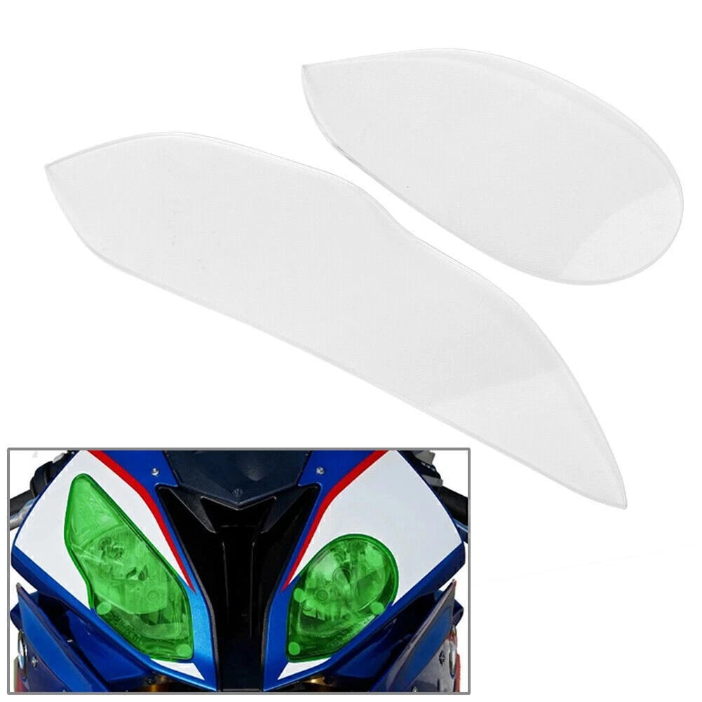 Front Headlight Guard Transparent Shield Screen Lens Cover For BMW S1000RR 15-18