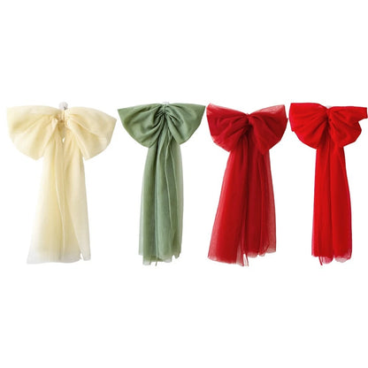75cm Decorative Tree Top Bow for Holiday Tree Decorations