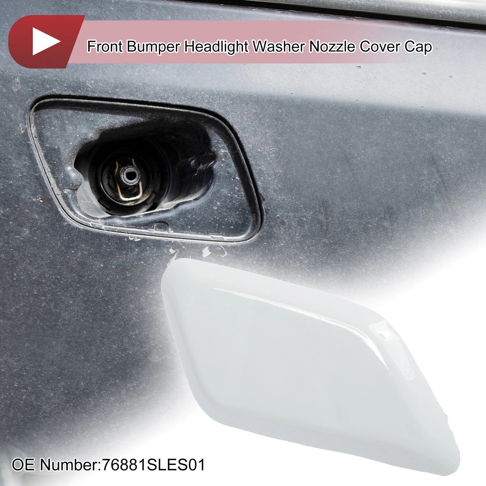 Washer Nozzle Cover Cap Front Right for Honda Odyssey (2009–2014)