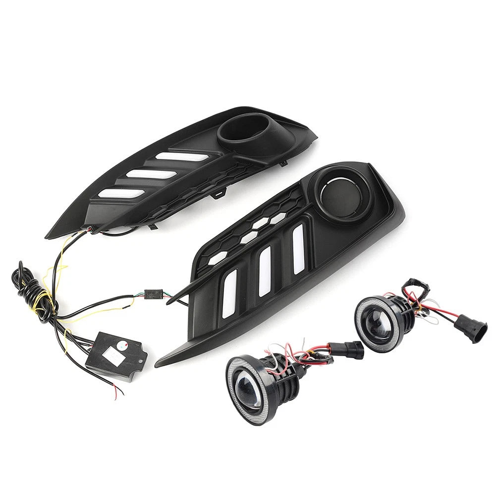 12V LED Daytime Running Light DRL Fog Lamp for Honda Civic (2016–2018)