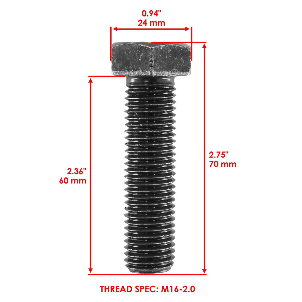 60 Inch Deck Blade with Bolt Replacement for John Deere (1998–2015)