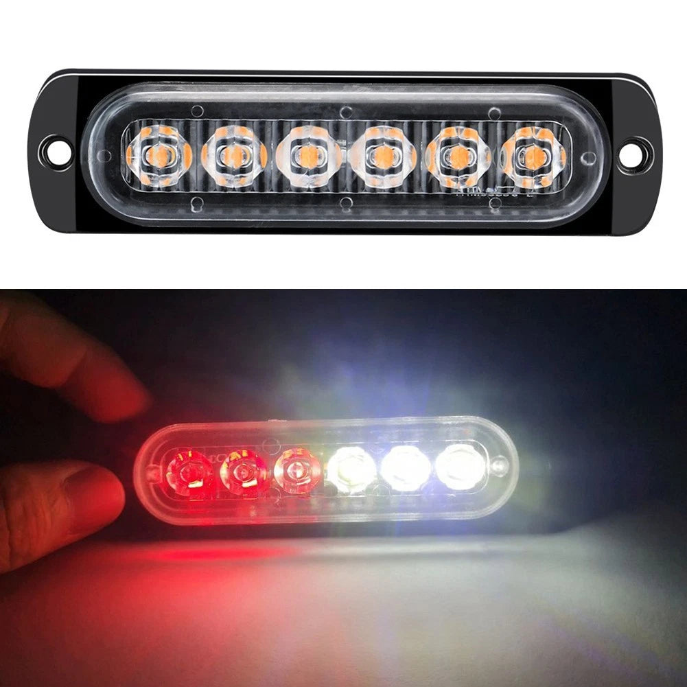6 LED Strobe Light Bar for Surface Mounting (Cars, Trucks)