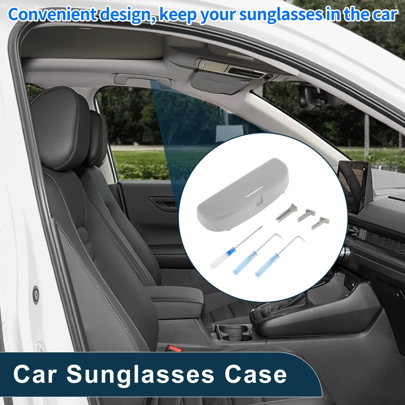 Car Sunglasses Case for Volkswagen Golf (2013–2019) Eyeglasses Holder