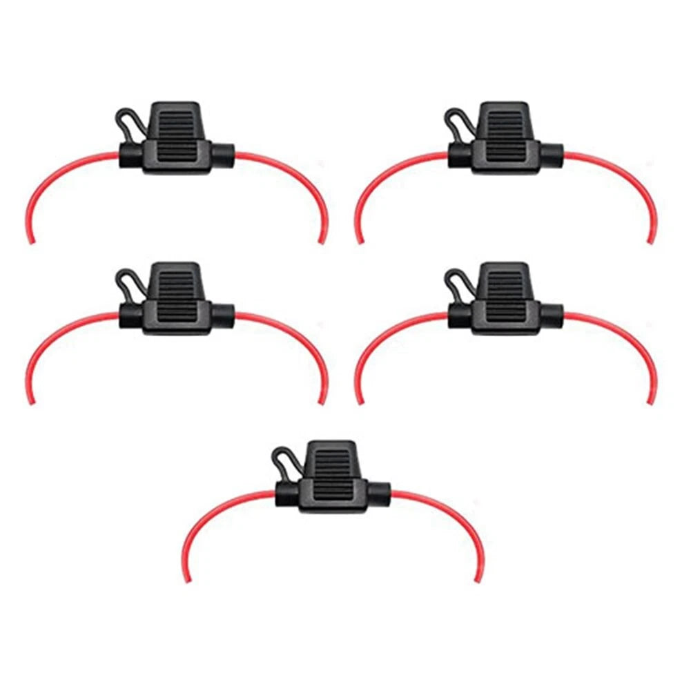 5 Pack Dust and Moisture Protection Fuse Holder for Automotive Applications