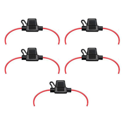 5 Pack Dust and Moisture Protection Fuse Holder for Automotive Applications