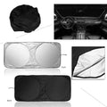 Universal Folding Car Vehicle Front Window Windshield Sun Shade Sun Visor Cover