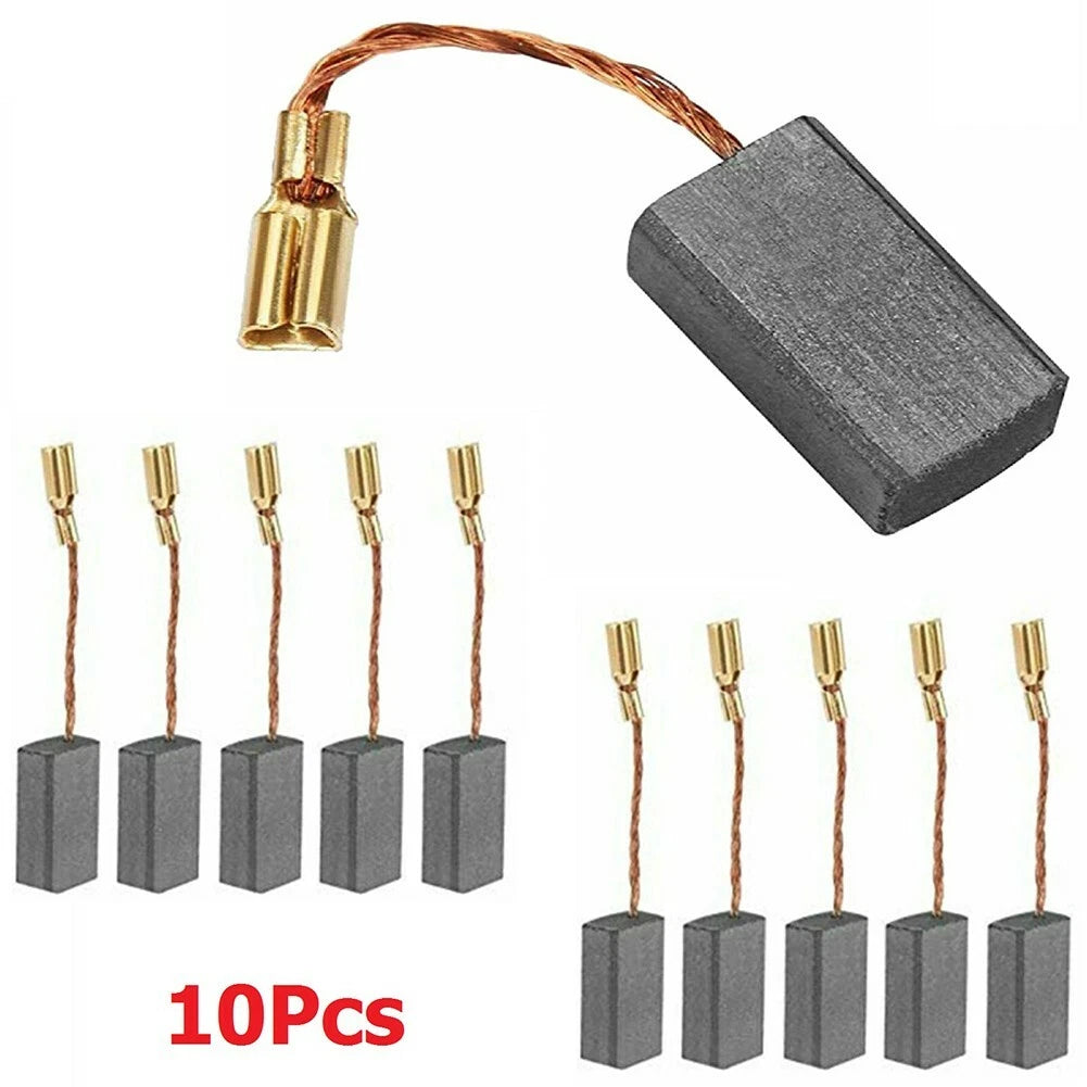 10PCS Carbon Brushes for Angle Grinder (15mm x 8mm x 5mm)