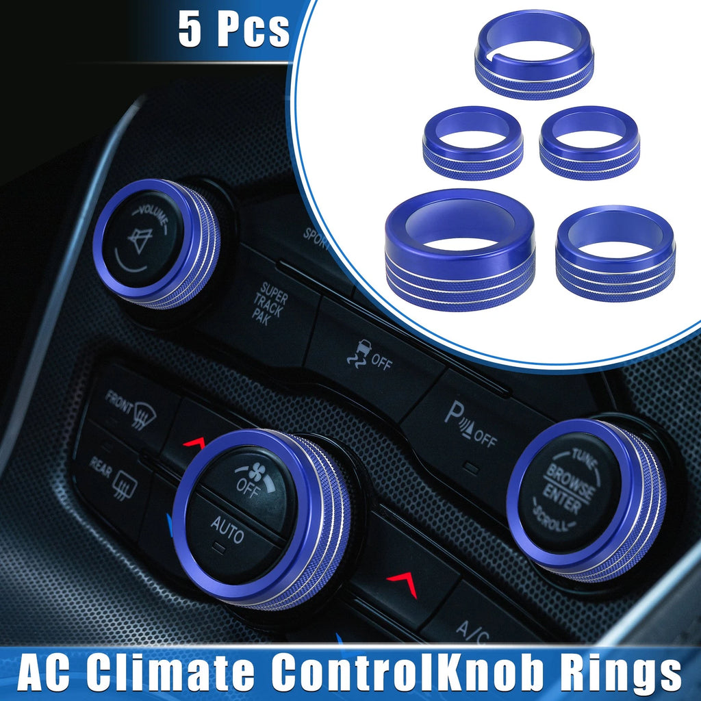 AC Climate Control Knob Ring Kit for Chrysler 300 and Dodge Challenger (2005–2015)