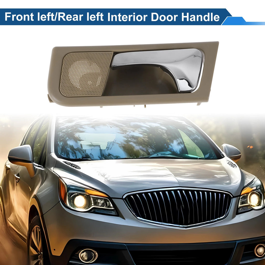 Front Passenger Side Interior Door Handle for Buick Excelle (2003–2008) Beige Chrome