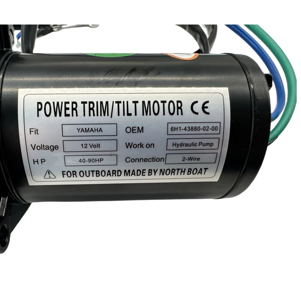 Tilt Trim Motor for Yamaha Outboard 40-90 HP (6H1-43880-02-00)