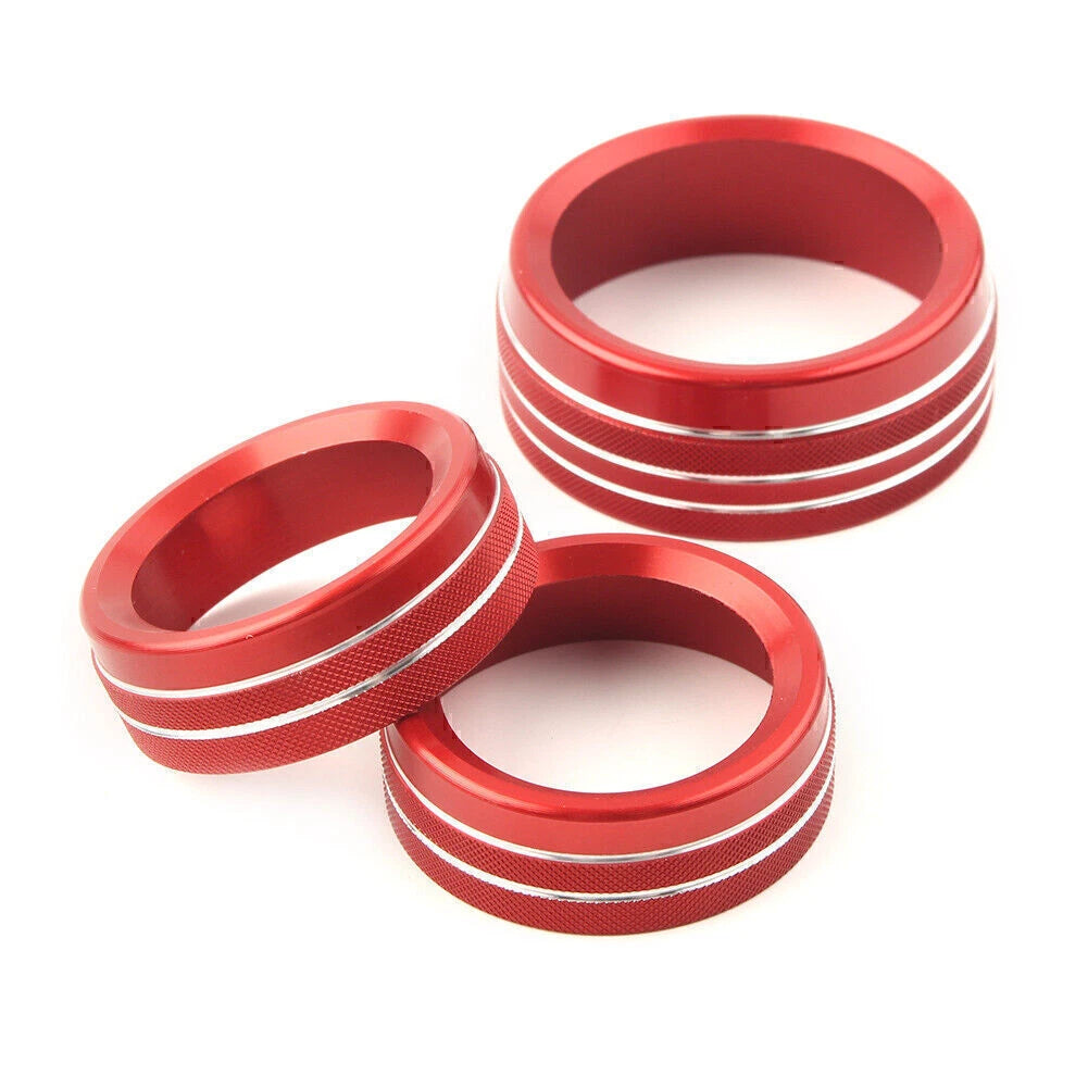 Air Conditioner Switch CD Button Knob for Dodge Challenger (2015–2020) Red