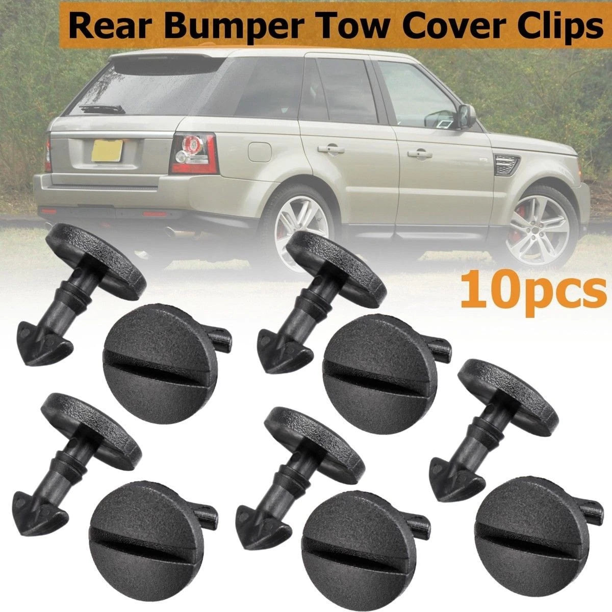 10PCS Rear Towing Trim Clips for (DYR500010)