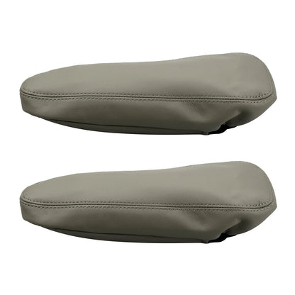 2Pcs Leather Seat Armrest Cover for Lexus GX470 (2003–2009) Ivory Beige