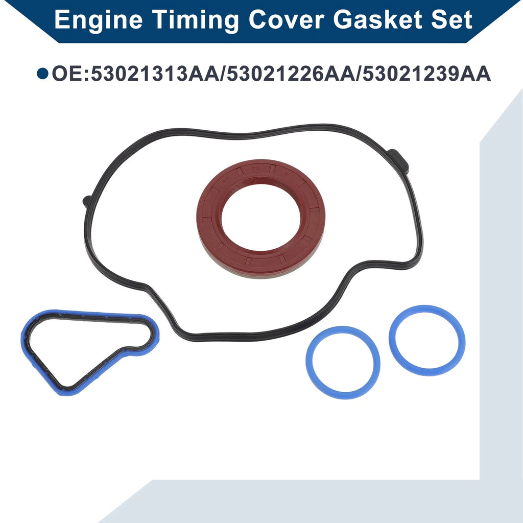 Engine Timing Cover Gasket Set Replacement for Dodge Durango (2003–2009)