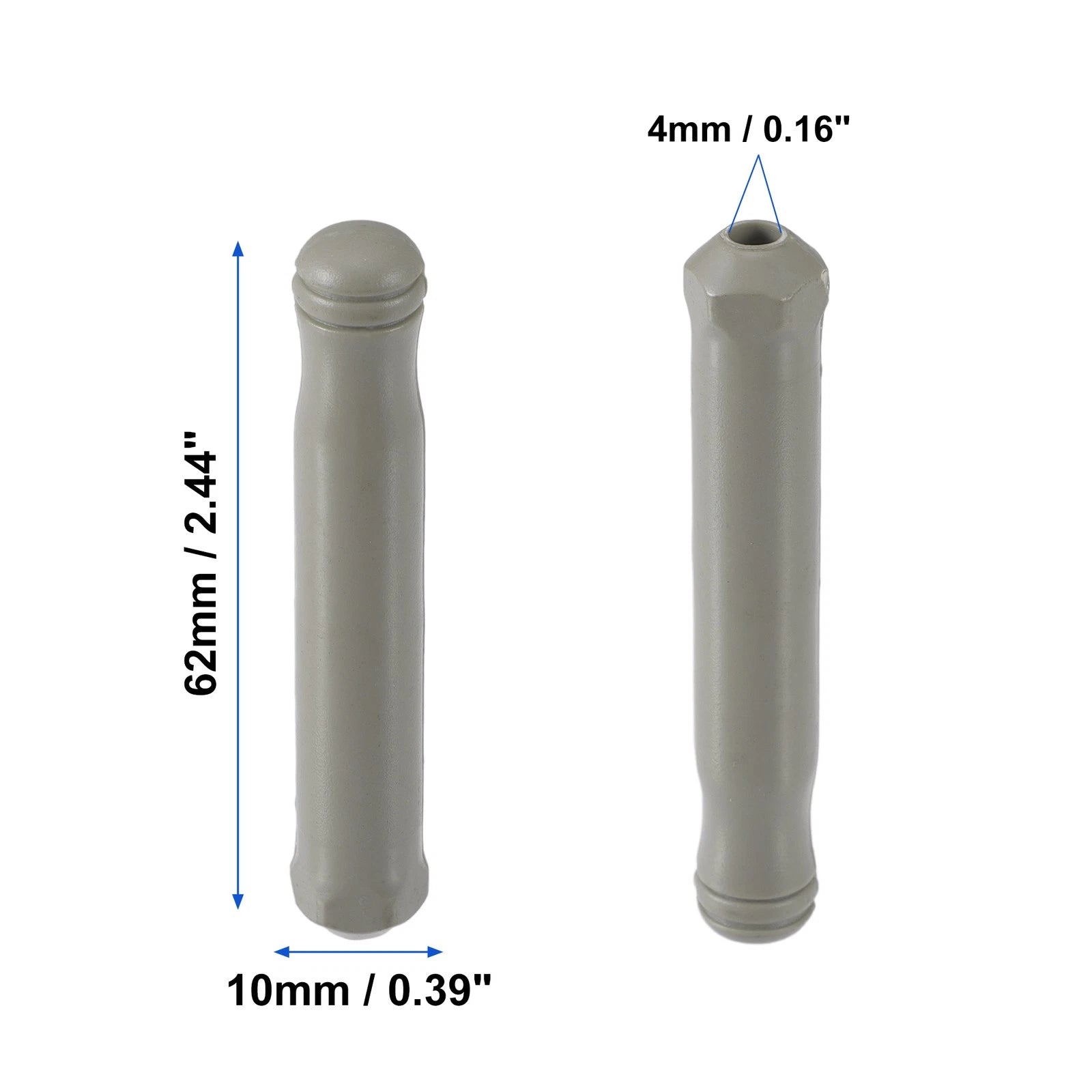 Auto Door Lock Rod Knob Replacement Gray for Honda Civic (1996–2000)