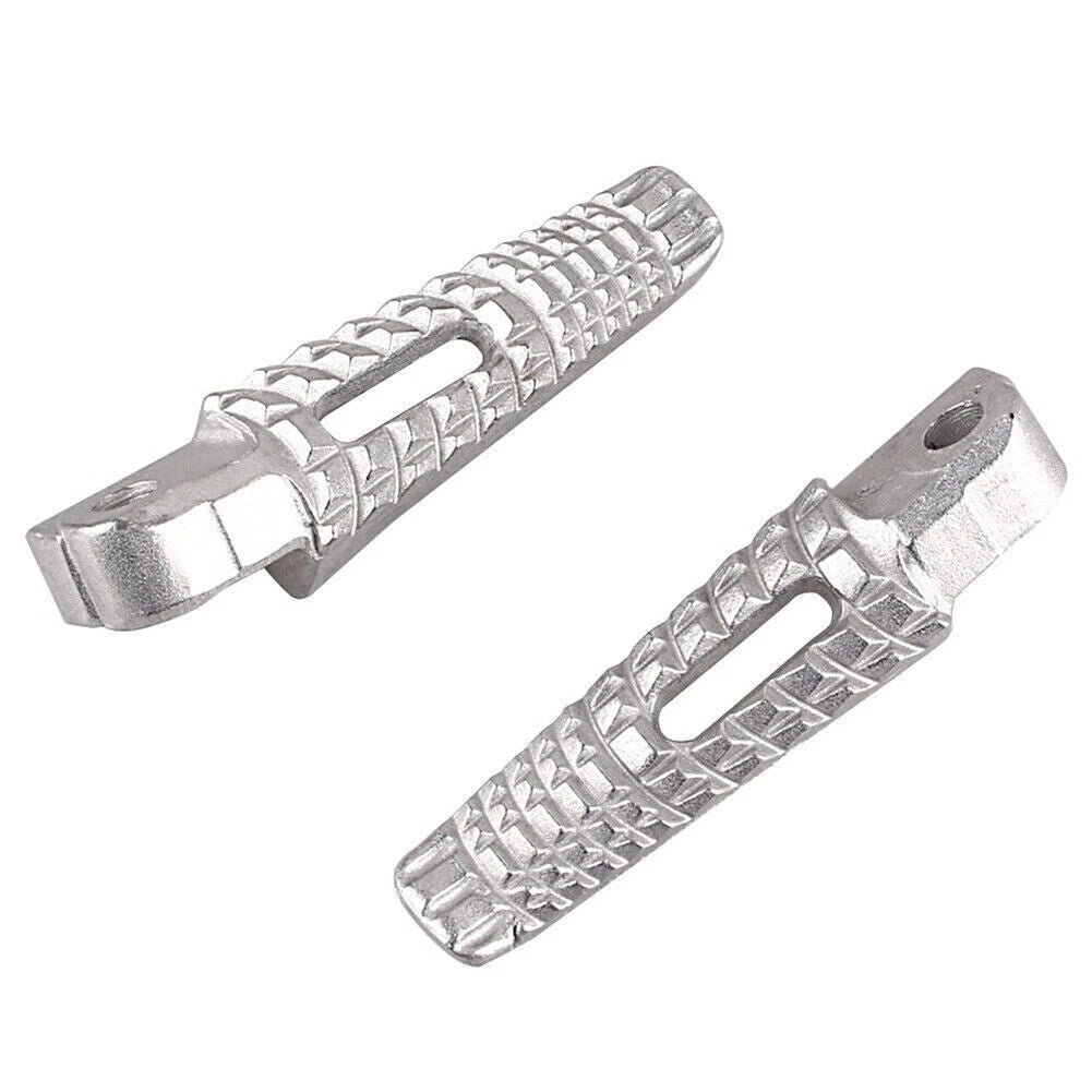 2X Rear Foot Pegs Footrests Kit for Suzuki GSXR1000 (2005–2014) Silver