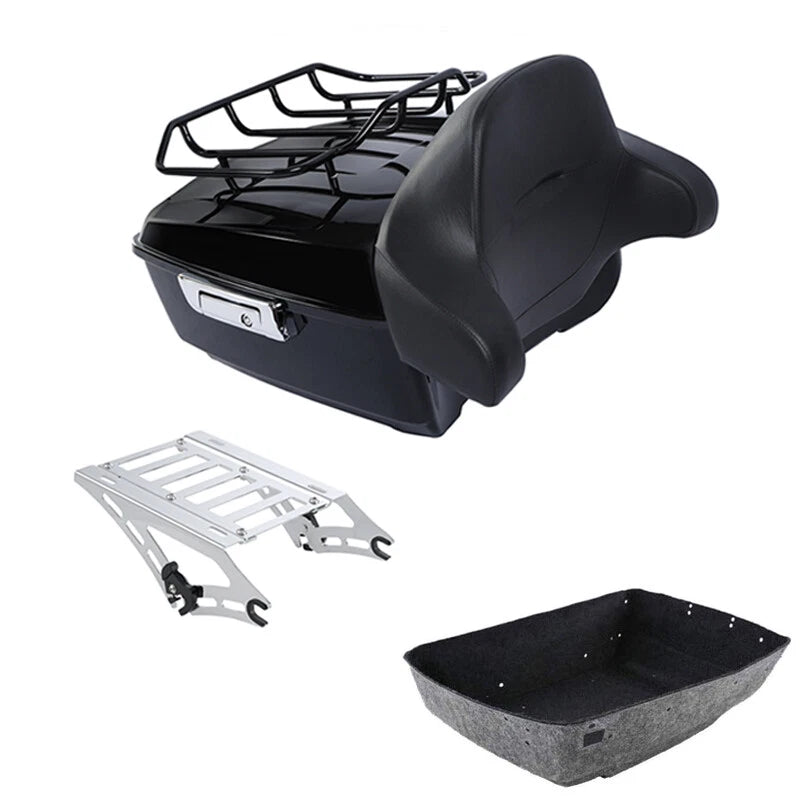 Trunk Wrap Around Backrest Rack Mount for Harley CVO Street Glide (2014–2026)