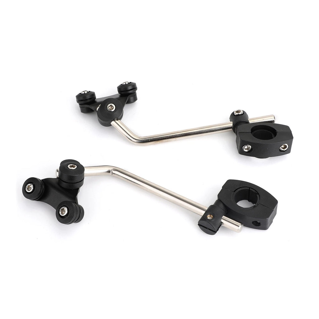 Universal Windscreen Bracket 7/8" 22mm Handlebar Mount Clamp