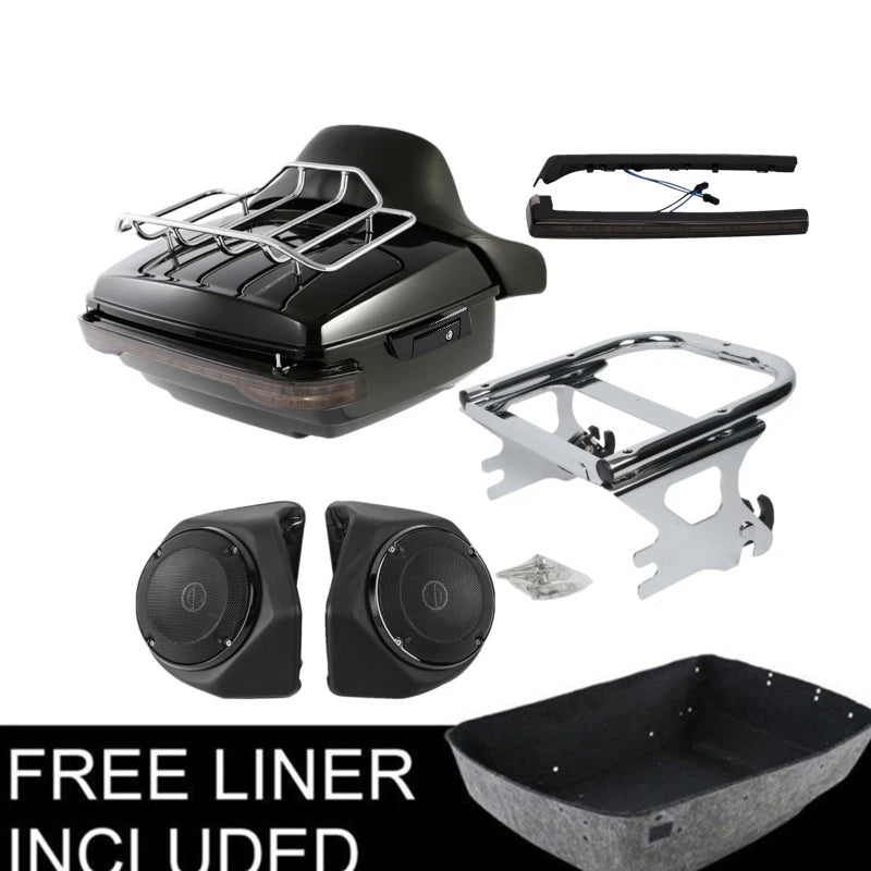 Trunk & Tail Side Light Speakers for Harley Touring (1997–2008)