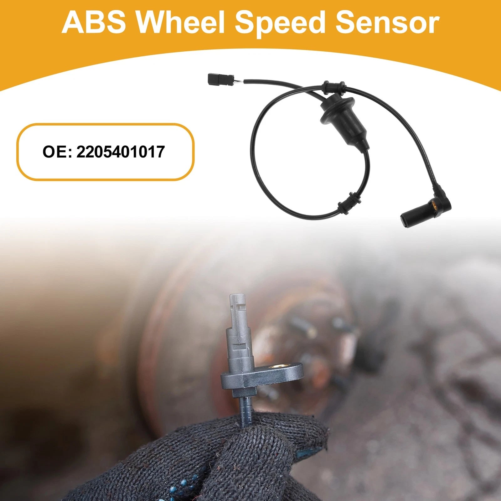 ABS Wheel Speed Sensor for Mercedes-Benz S430 Right (2005–2006)
