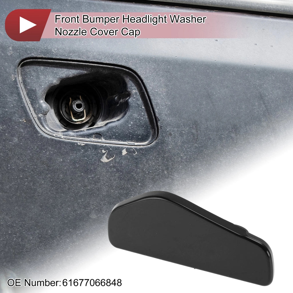 Front Bumper Headlight Washer Nozzle Cover Cap for BMW 3 Series E46 (2001–2005)