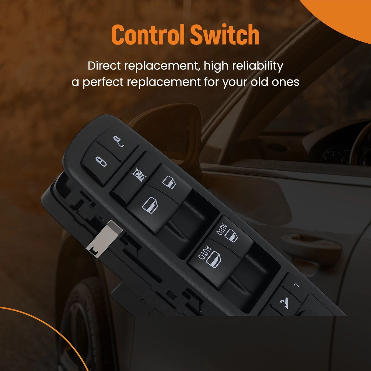 Front Left Power Window Switch for Chrysler Town & Country (2008–2012) 4602536AF