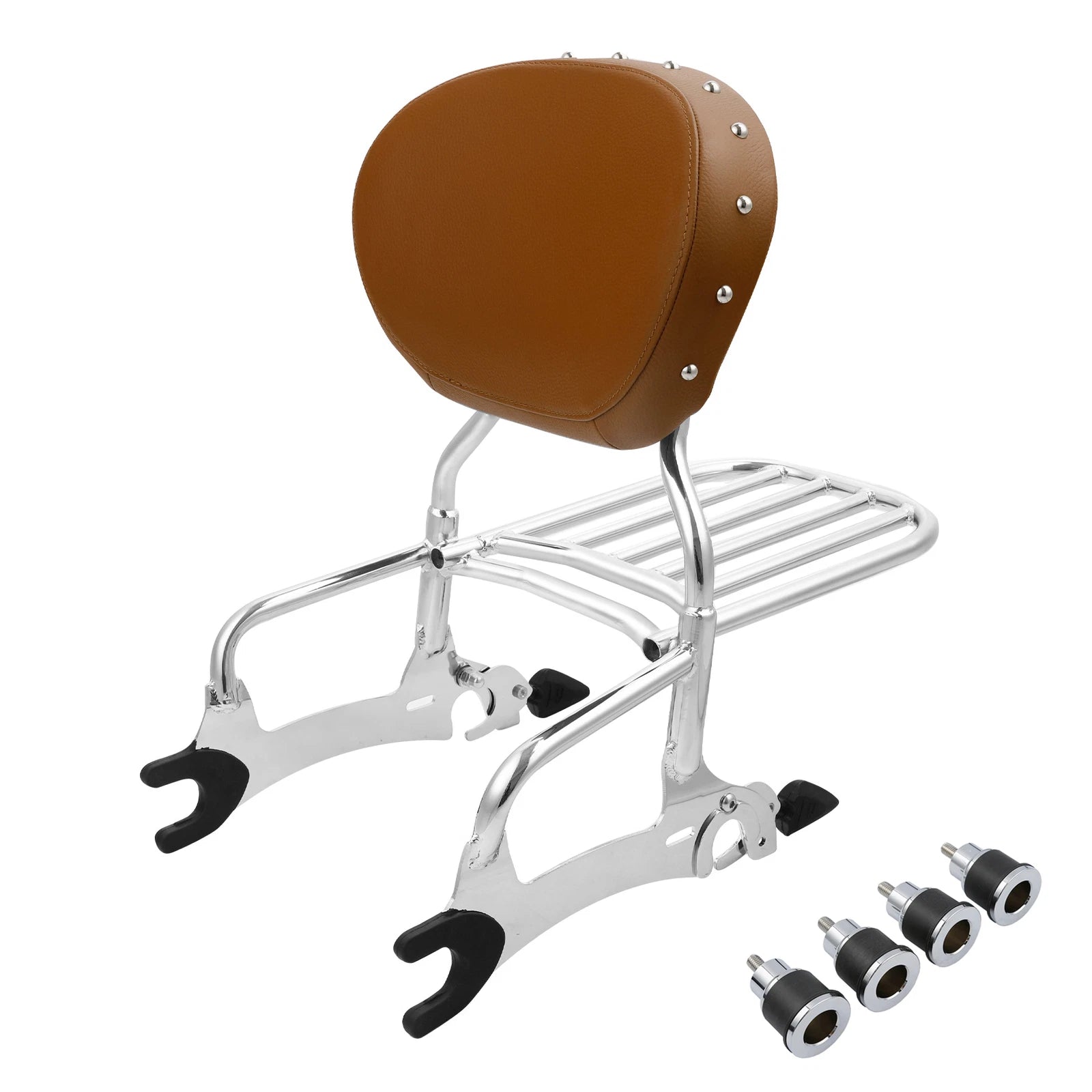 Backrest Pad Sissy Bar Mount Spools for Indian Chieftain (2014–2024)