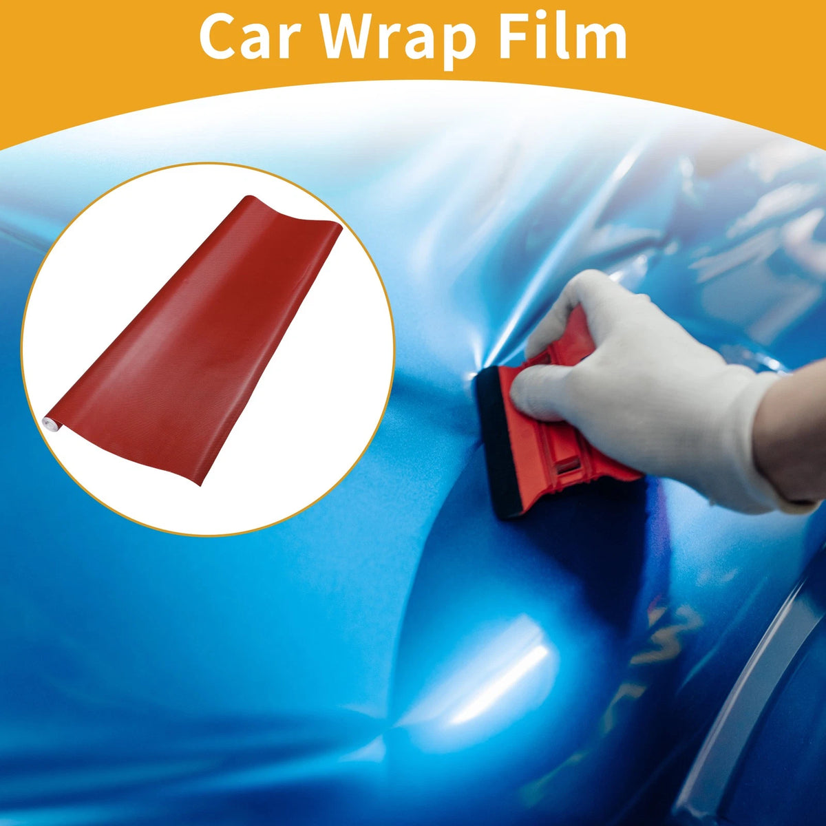 3D Carbon Fiber Car Wrap Film for Universal (10ft x 5ft)